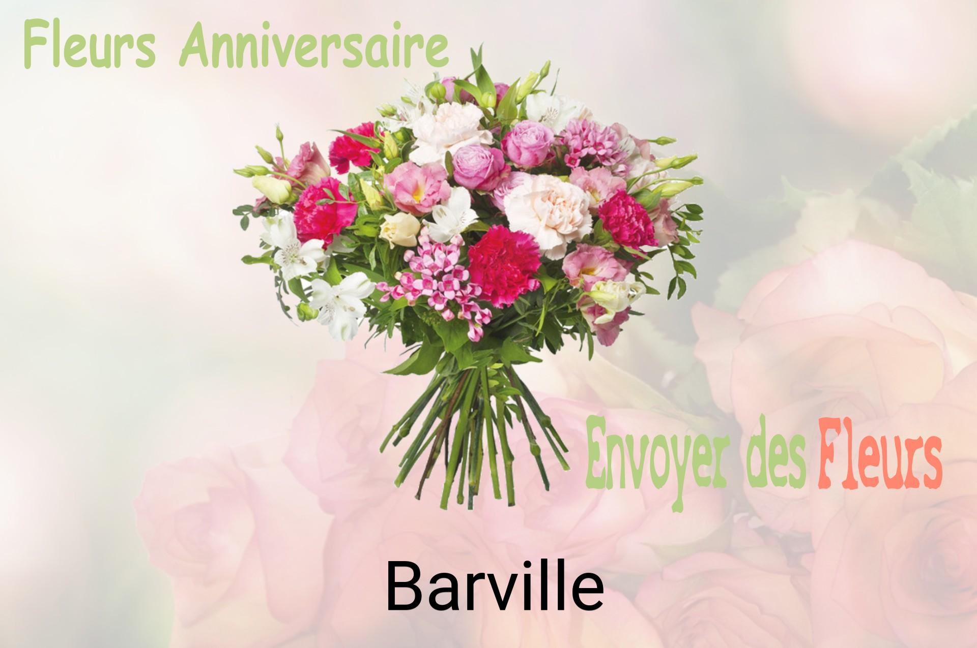 Bouquet de fleurs d’anniversaire livré à Barville